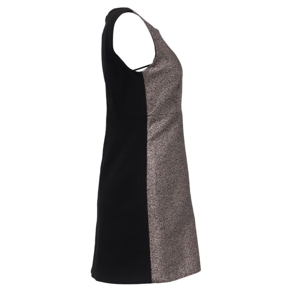 Diane Von Furstenberg Yvette Mini Dress In Silver Acrylic - Picture 3 of 7